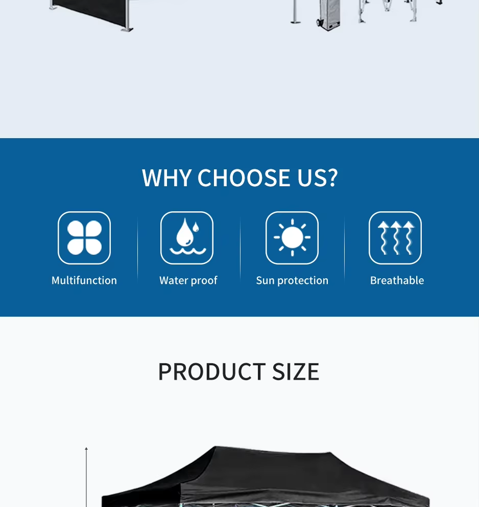 Wholesale Outdoor Steel Frame Trade Show Tent Waterproof 10x20ft 3x6m Pop Up Canopy Tentpicture1