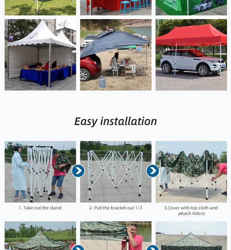 Trade show 3×3 pop up outdoor promotion portable foldable advertising tent exhibition event folding canopy tentpicture8