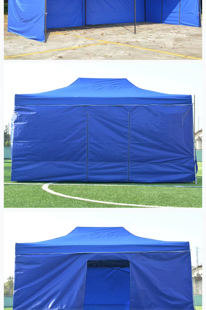 High Quality Outdoor Custom Heavy Duty Canopy Folding 10×20 Gazebo Canopy Trade Show Tent Events With Transparent Roman Windowspicture8