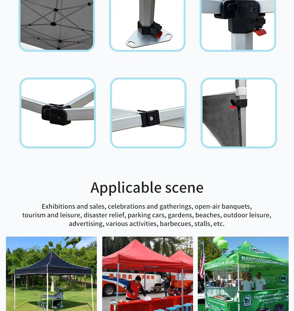 Wholesale Outdoor Steel Frame Trade Show Tent Waterproof 10x20ft 3x6m Pop Up Canopy Tentpicture7