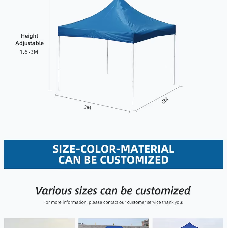 3x3m Foldable WaterProof Canopies Outdoor Portable Hexagon Trade Show Easy Ez Up Event Tent Canopypicture2