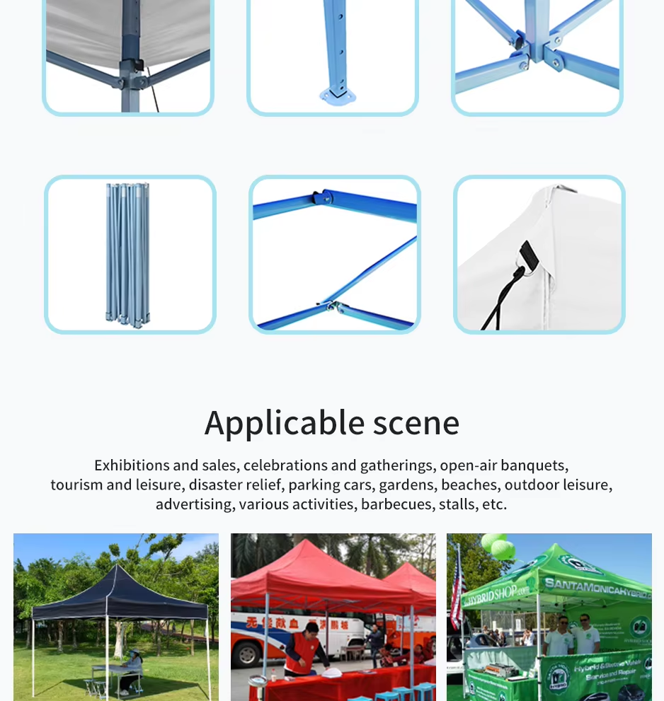 Promotional 3×6 Commercial Fair Tent Canopy Custom Tent with Logo Gazebo Tent of Party Wedding Eventpicture7