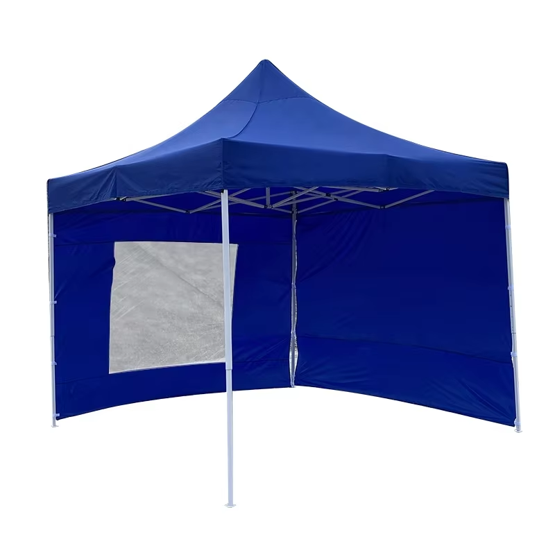 High Quality Outdoor 10×10 Canopy Tent Easy Folding Waterproof Pop Up Tent With Sidewall