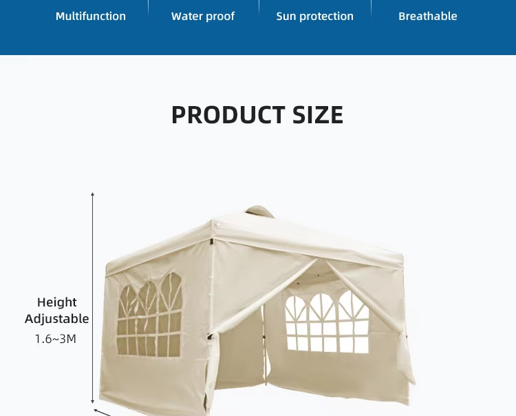 3x6m Waterproof Marquee Pop Up 10x20ft Folding Outdoor Tent 3×6 Fold Gazebo Trade Show Tentpicture2