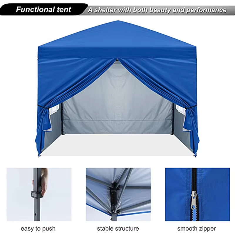 10ftx10ft heavy duty pop up trade show canopy tent custom 10×10 roman 4 walls outdoor tent for eventspicture2