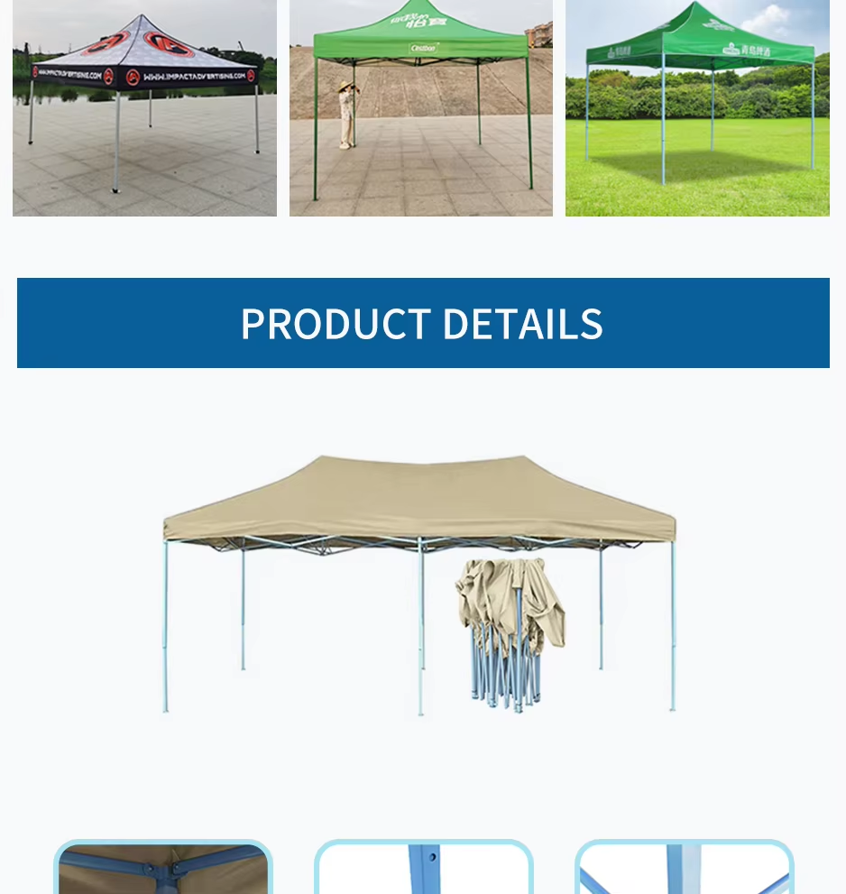 Custom Heavy Duty Waterproof Portable 10x15ft Pop Up Canopy Tentpicture6